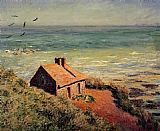 Effect Paintings - The Custom House Morning Effect by Claude Monet